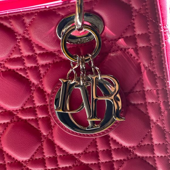 Christian Dior Lady Dior Medium Cannage Lambskin Bag - Picture 8 of 14